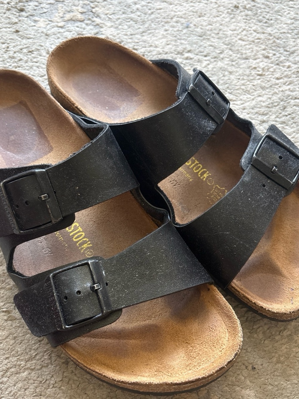 Birkenstock Arizona Black Two-Strap Sandals with Buckles - Picture 5 of 5
